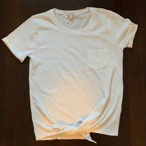 Jcrew front tie tee shirt.